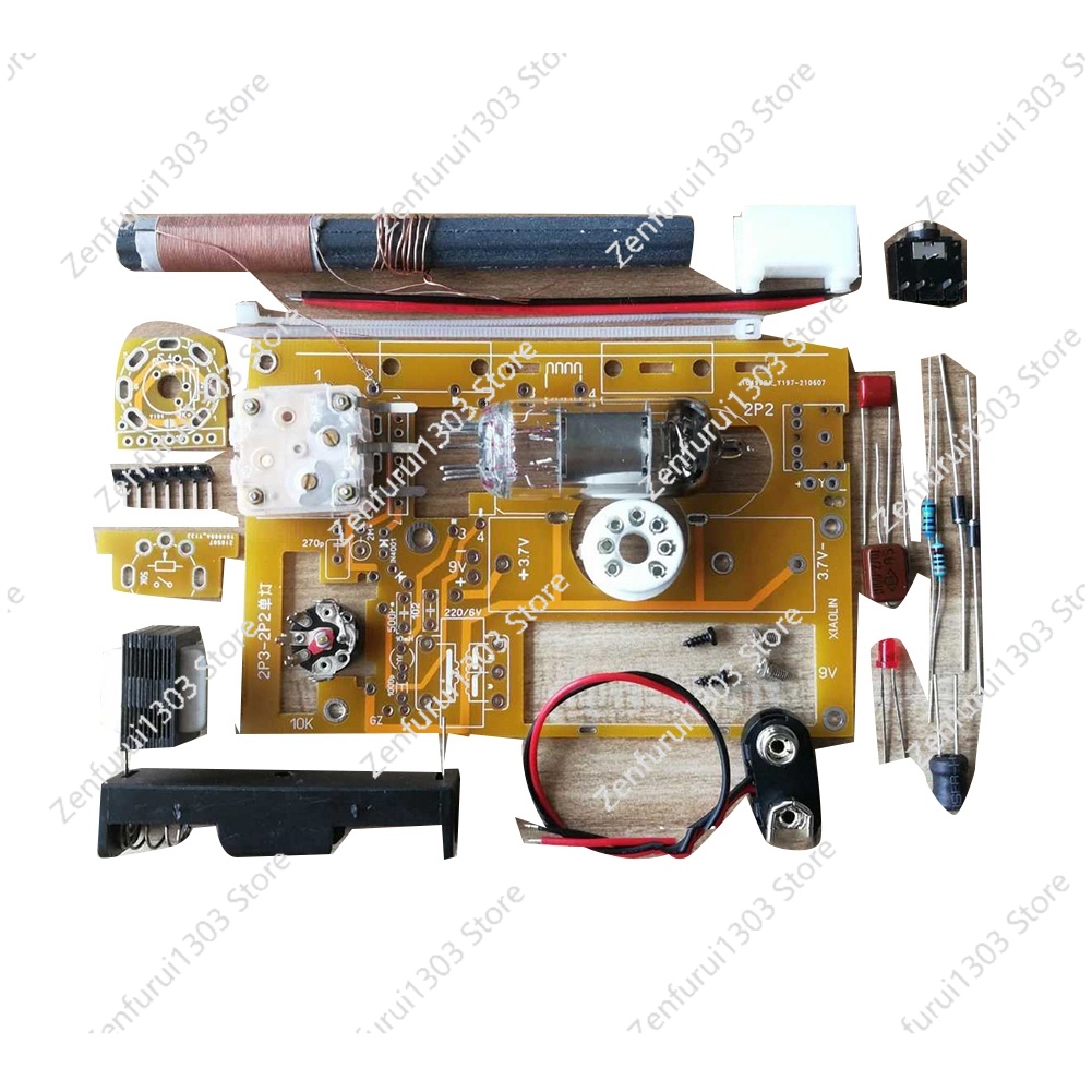 Diy Lamp Electronics - ชุด DIY 2P2 หลอดอิเล็กทรอนิกส์ หลอดเดี่ยว วิทยุคลื่นกลาง