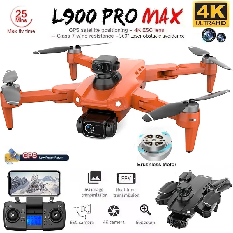 Diy Drone Electronics - L900 Pro MAX GPS โดรน 4K