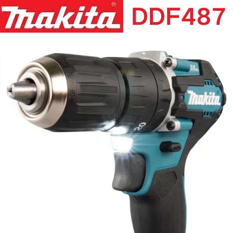 Makita Drill Ddf484 - มากีต้า ของแท้ สว่านไร้สาย DDF487 แบบไร้แปรงถ่าน ไขควงกระแทกไฟฟ้า