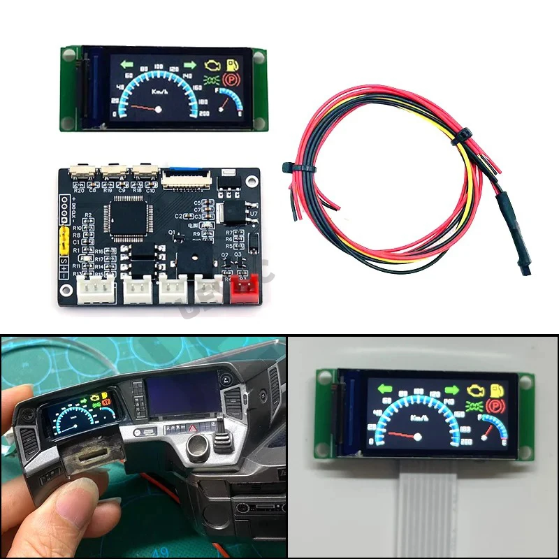 Diy Electronics For Kids - จอแสดงผลอิเล็กทรอนิกส์จำลองสำหรับรถ RC Crawler ขนาด 1/10 รุ่น