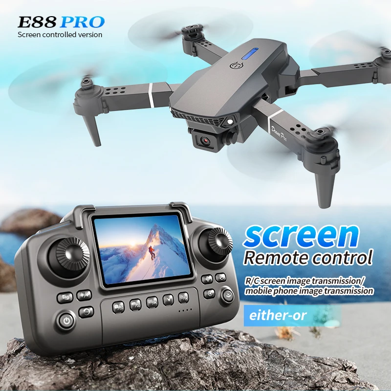 Diy Drone Electronics - Professional E88 PRO Drone หน้าจอ 8K