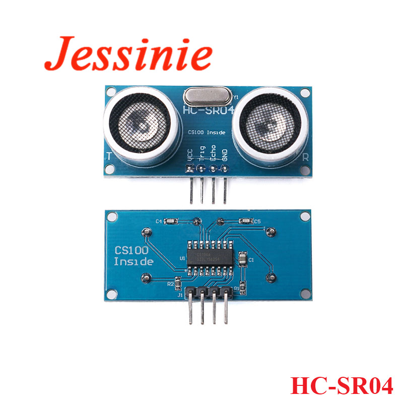 Ultrasonic Sensor Hc - HC-SR04 Ultrasonic Sensor โมดูล CS100A แรงดันไฟฟ้ากว้าง