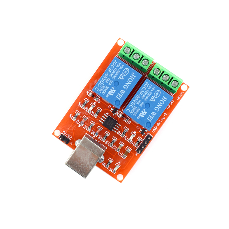 Relay Module 5V - สวิตช์ควบคุม 5v โดยไม่ต้องใช้ไดรเวอร์/USB/โมดูลรีเลย์ 2 ทิศทาง/สวิตช์ควบคุมคอมพิวเตอร์/สวิตช์ควบคุมอัจฉริยะ PC