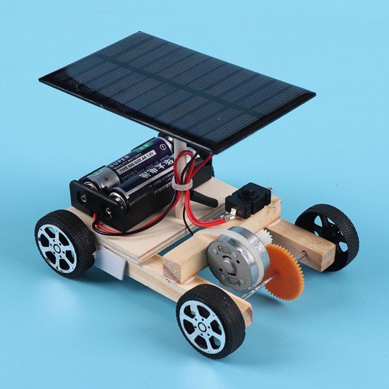 Diy Electronics For Kids - ประกอบรถพลังงานแสงอาทิตย์สิ่งประดิษฐ์สร้างสรรค์ความสามารถของมอเตอร์เด็กการคิดอย่างมีสติ DIY ชุดอิเล็กทรอนิกส์ของเล่นเทคโนโลยีสำหรับเด็ก