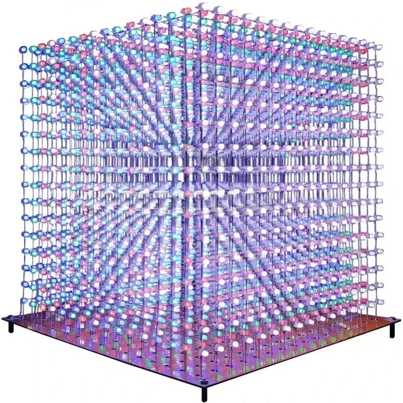 Diy Electronic - ชุดคิท 3D16mini Light Cube ขนาด 16x16x16