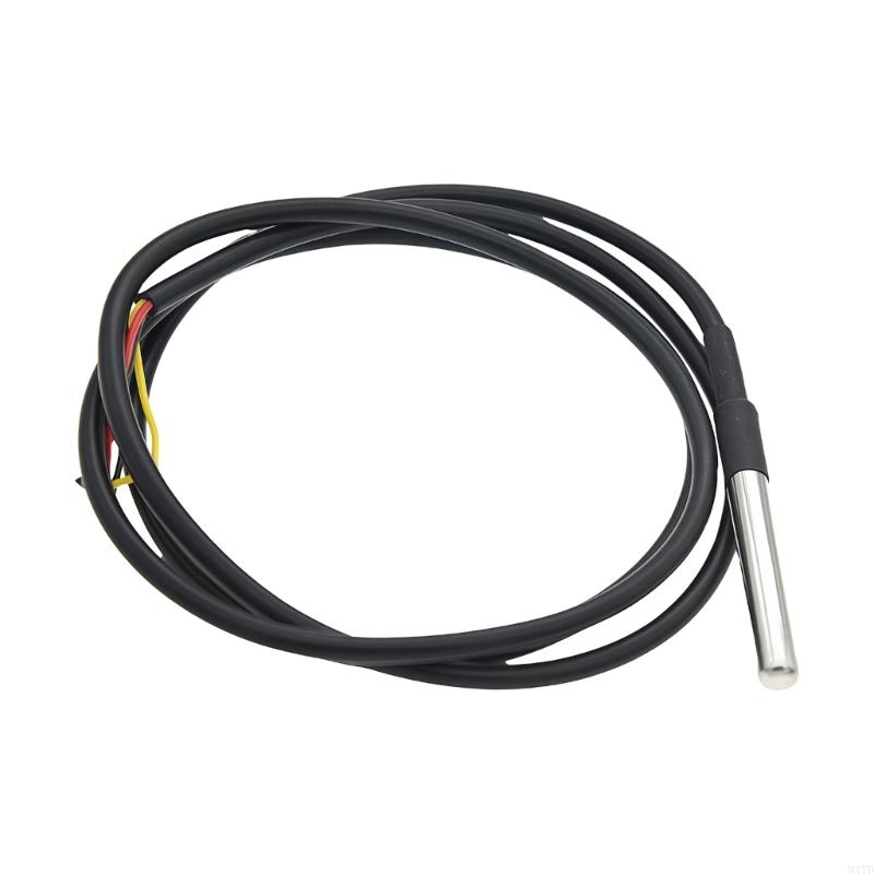 Ds18B20 Temperature Sensor - เซ็นเซอร์วัดอุณหภูมิกันน้ำพร้อมเทคโนโลยี DS18B20 ที่มีความแม่นยำสำหรับการรวมอุปกรณ์อัตโนมัติ M4YD