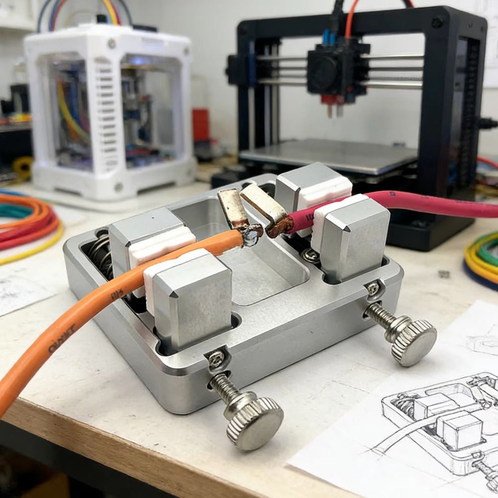 Diy Electronics Tools - อุปกรณ์เชื่อมอะลูมิเนียมแบบปรับได้ สถานีบัดกรีสำหรับงานหนัก ตัวหนีบเชื่อมอเนกประสงค์ แข็งแรง ทนทาน สำหรับงาน