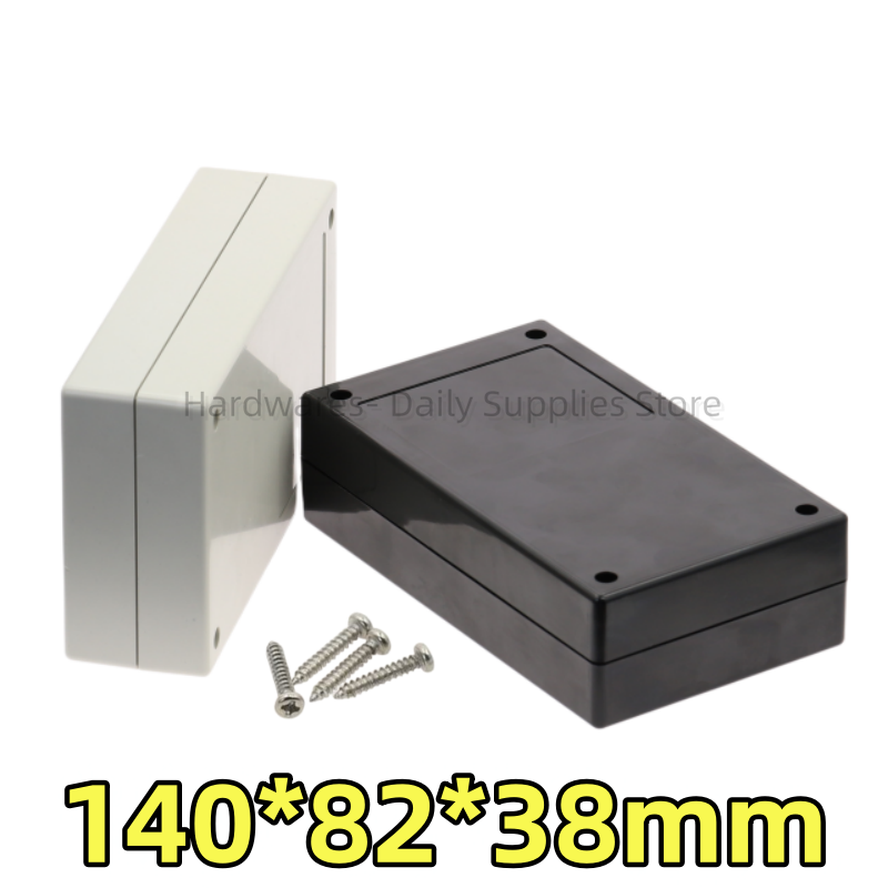 Diy Electronics Box - กล่องพลาสติก PCB 1ชิ้นเคสโครงการอิเล็กทรอนิกส์ไม่มีสกรู140x82X38มม. กล่องแยกสายไฟ