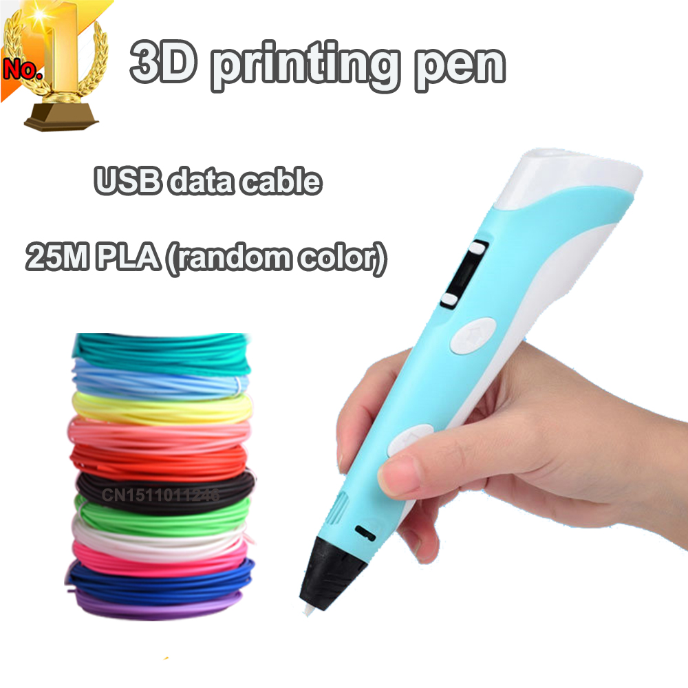 Diy Electronics For Kids - อิเล็กทรอนิกส์ 3D การพิมพ์ปากกาพร้อมจอแสดงผล LED 25M PLA
