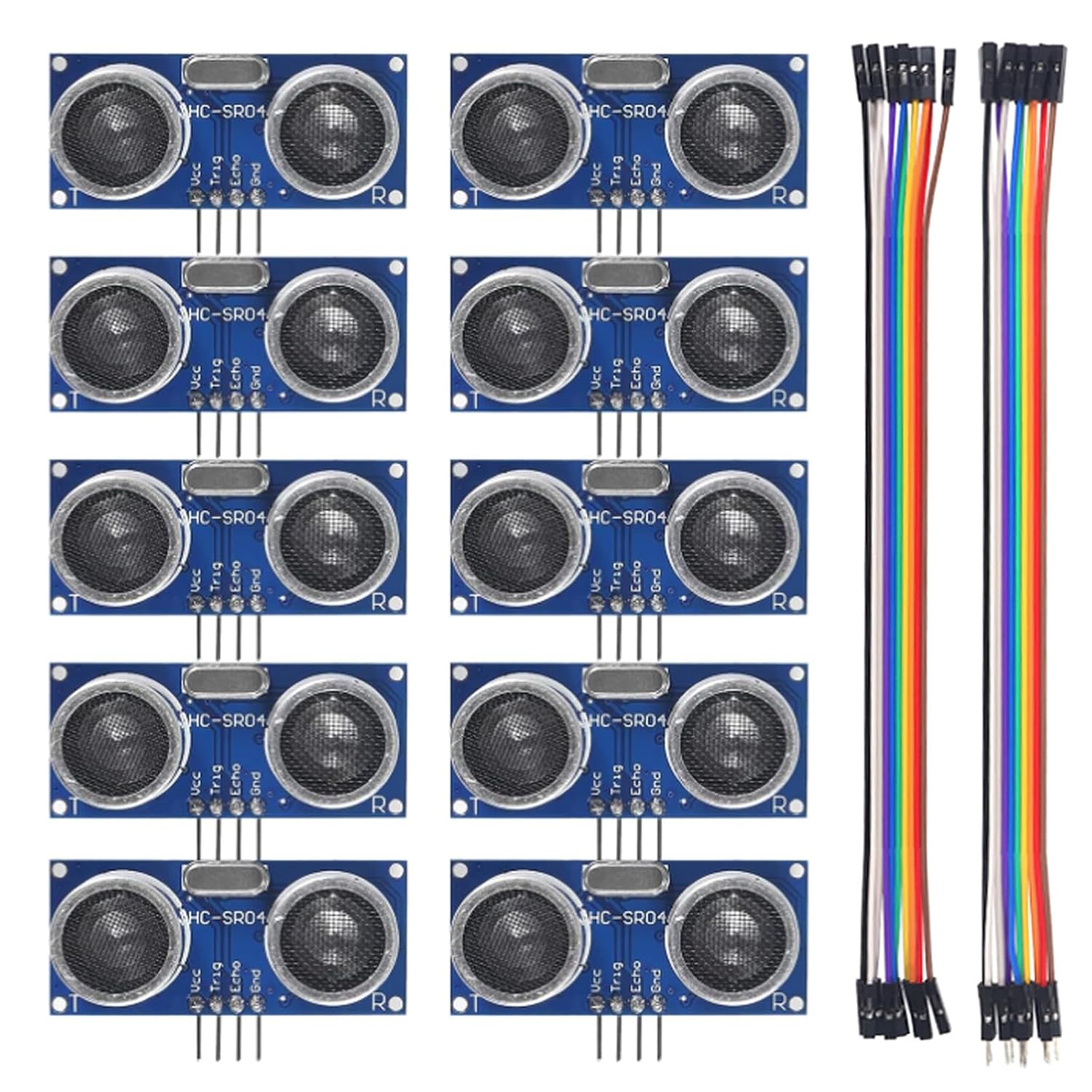Ultrasonic Sensor Hc - 10 ชิ้น HC-SR04 Ultrasonic Sensor ระยะทางโมดูลสําหรับ