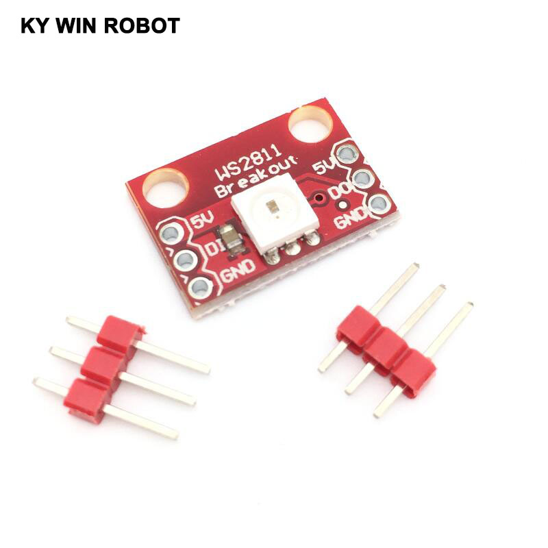 Diy Electronics Com - สมาร์ทอิเล็กทรอนิกส์ WS2812 RGB LED โมดูลเบรกเอาท์สำหรับชุดอาร์ดูโน่ ดีไอวาย