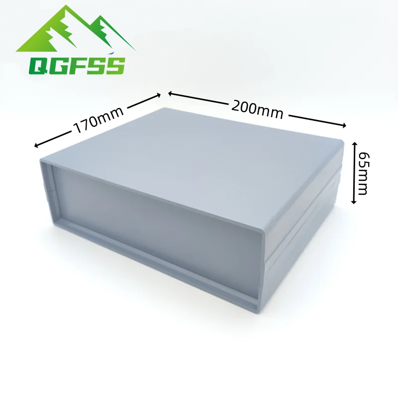 Diy Electronics Box - กล่องพลาสติกกล่องฝาปิด200x170X65มม. แผงวงจรกล่องเชื่อมต่อสายไฟแบบ DIY พร้อมสกรู1ชิ้น