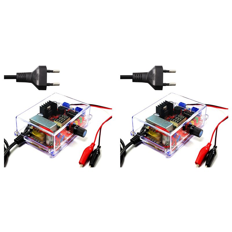 Diy Electronics Power Supply - BHTS-2X LM317 ชุด DIY ตัวควบคุมแรงดันไฟฟ้าแบบปรับได้ 220V