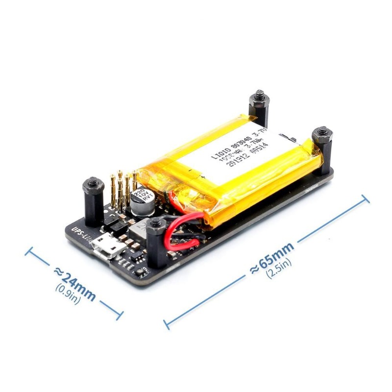 Raspberry Pi Zero - โมดูล UPS-Lite สำหรับ Raspberry Pi Zero