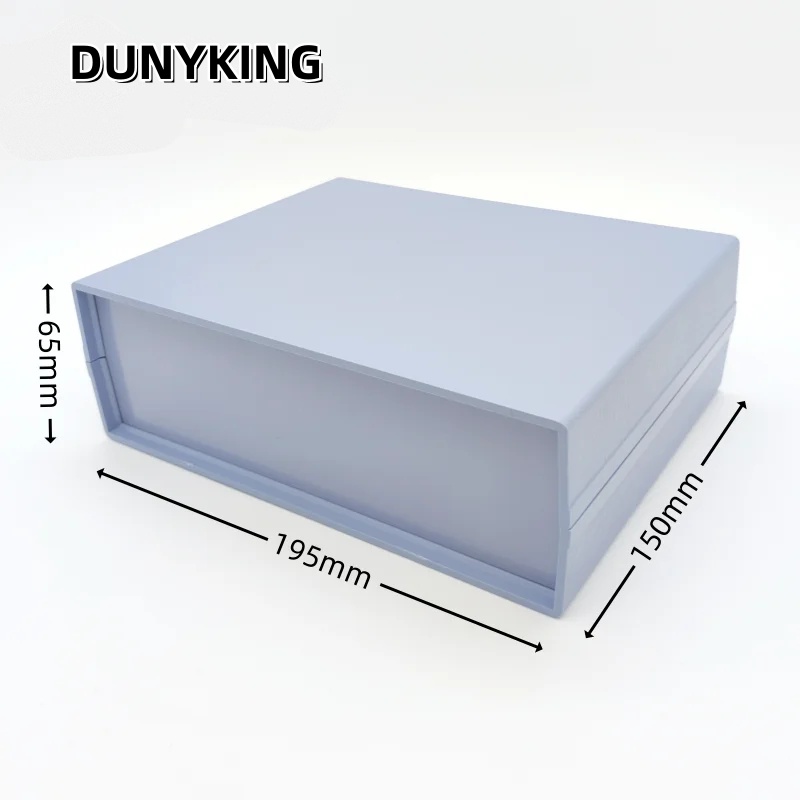 Diy Electronics Box - กรณีกล่องพลาสติก 195x150x65 มม.แผงวงจรโครงการอิเล็กทรอนิกส์ DIY ลวดกล่องพร้อมสกรู 1PCS