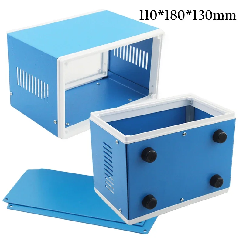 Diy Electronics Power Supply - DIY อิเล็กทรอนิกส์โลหะ Enclosure กลางแจ้งกันน้ำลวดกล่องเชื่อมต่ออิเล็กทรอนิกส์กล่องหุ้มอุปกรณ์อิเล็กทรอนิกส์สำหรับไฟฟ้าอุปกรณ์