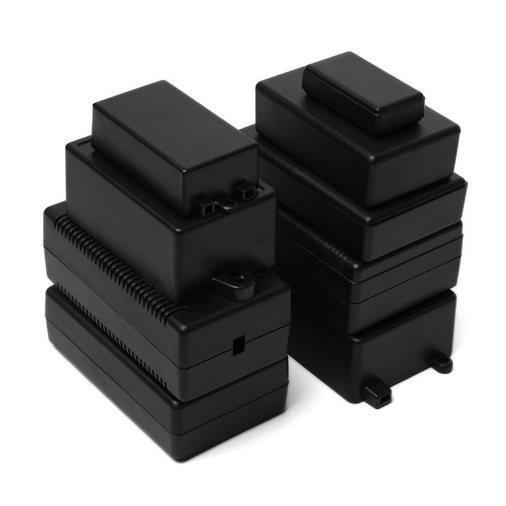 Diy Electronics Box - 1ชิ้นซองพลาสติกสีดำกันน้ำแบบ DIY สำหรับใส่อุปกรณ์ในกล่องหุ้มอุปกรณ์อิเล็กทรอนิกส์อุปกรณ์ชั้นวางอุปกรณ์ไฟฟ้า