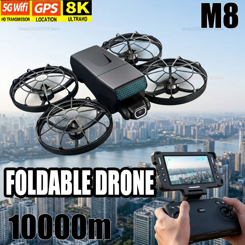 Diy Drone Electronics - โดรนรุ่นใหม่ M8 GPS 8K ระดับมืออาชีพ HD