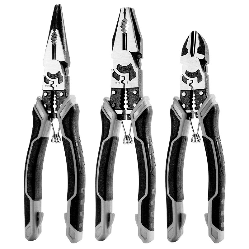 Wire Stripper Cutter - คีมปากแหลมอเนกประสงค์ คีมตัดสายไฟ คีมซ่อมมอเตอร์ คีมตัดสายไฟฟ้า