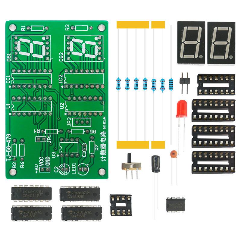 DIY เคาน์เตอร์วงจร Kit - DIY ก - Diy Electronics Com บทวิจารณ์และราคา