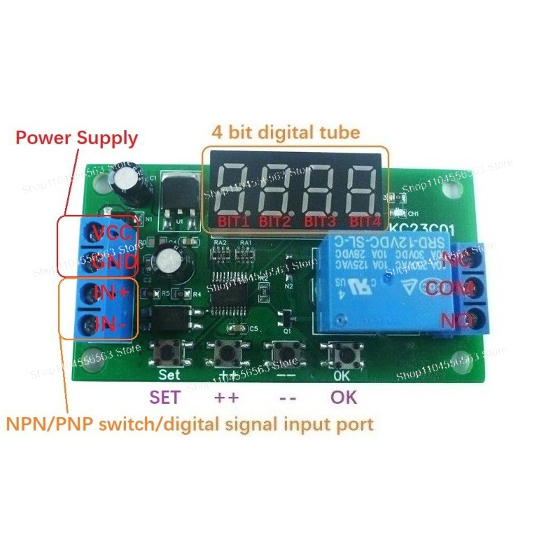 สวิตช์นับพัลส์แบบมัลติฟังก์ชั่ - Relay Module 5V บทวิจารณ์และราคา