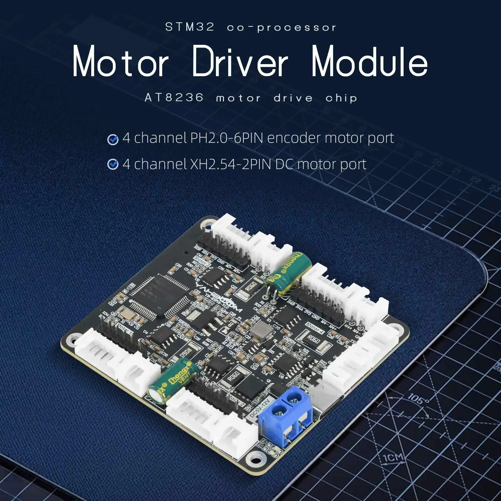 โมดูลควบคุมมอเตอร์ 4 ช่อง Yahb - Diy Electronic บทวิจารณ์และราคา