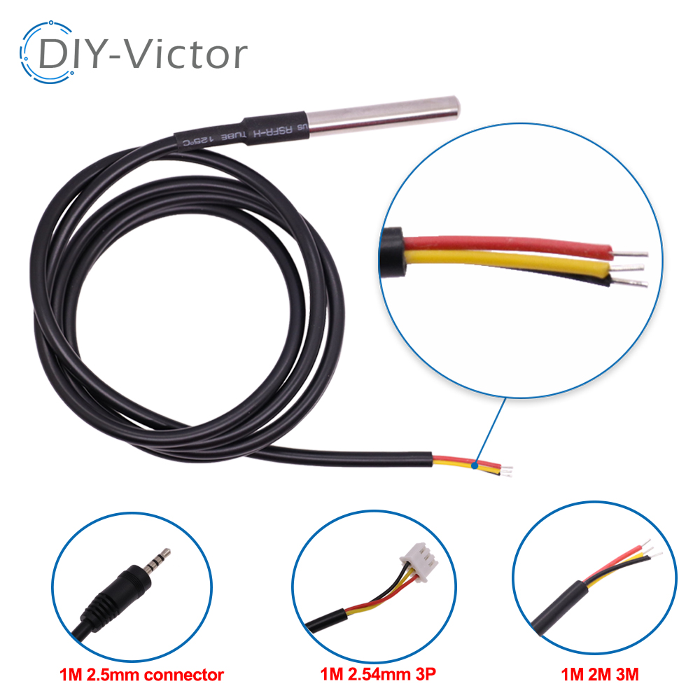 เซ็นเซอร์วัดอุณหภูมิ18B20กันน้ - Ds18B20 Temperature Sensor บทวิจารณ์และราคา
