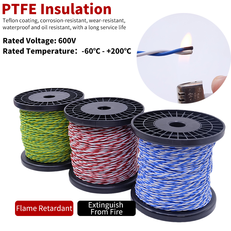 PTFE ลวด AFS200 2pins 26/25/24 - Diy Electronics Music บทวิจารณ์และราคา