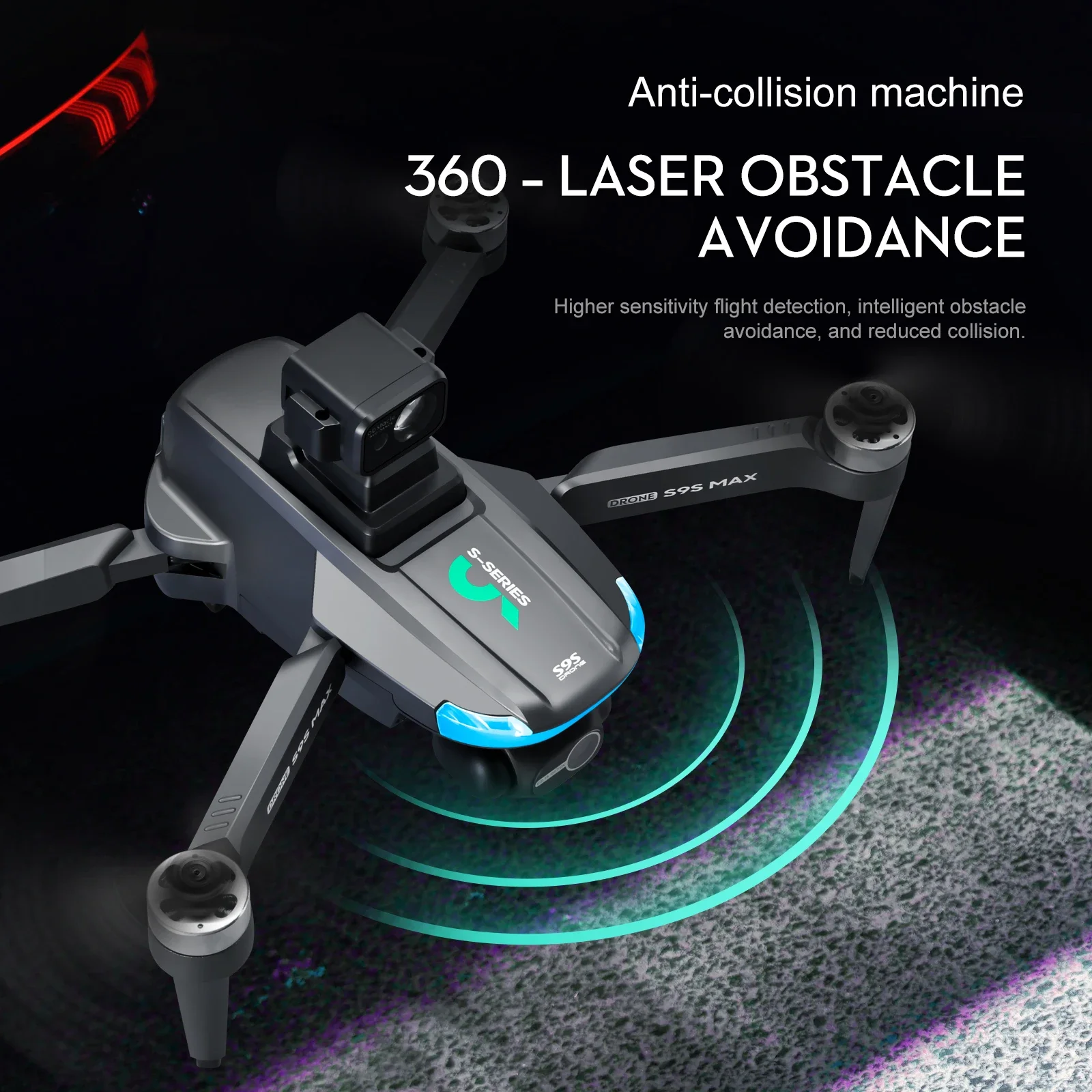 ใหม่S9S MAX MINI Drone 4K 2 แก - Diy Drone Electronics บทวิจารณ์และราคา