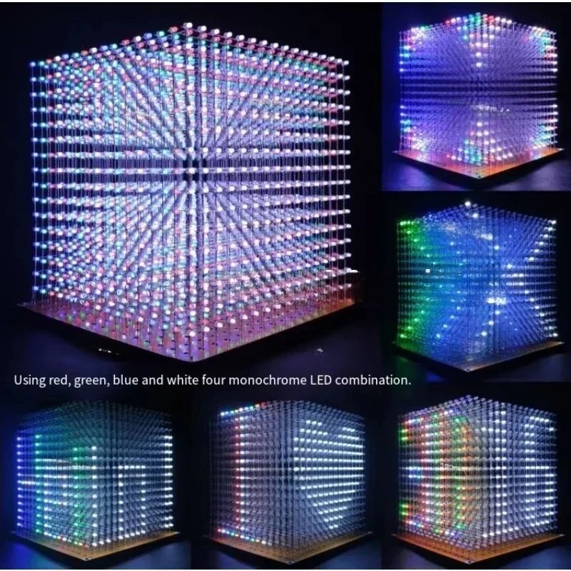 ชุดคิท 3D16mini Light Cube ขนา - Diy Electronic บทวิจารณ์และราคา