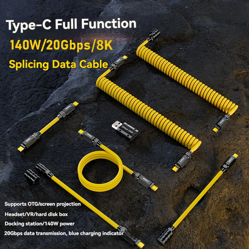 ชุดสายดาต้า USB C 7in1 สำหรับง - Diy Electronics Music บทวิจารณ์และราคา
