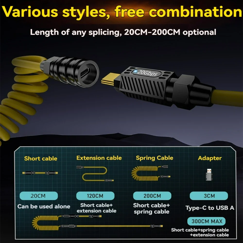 ชุดสายดาต้า USB C 7in1 สำหรับง - Diy Electronics Music บทวิจารณ์และราคา