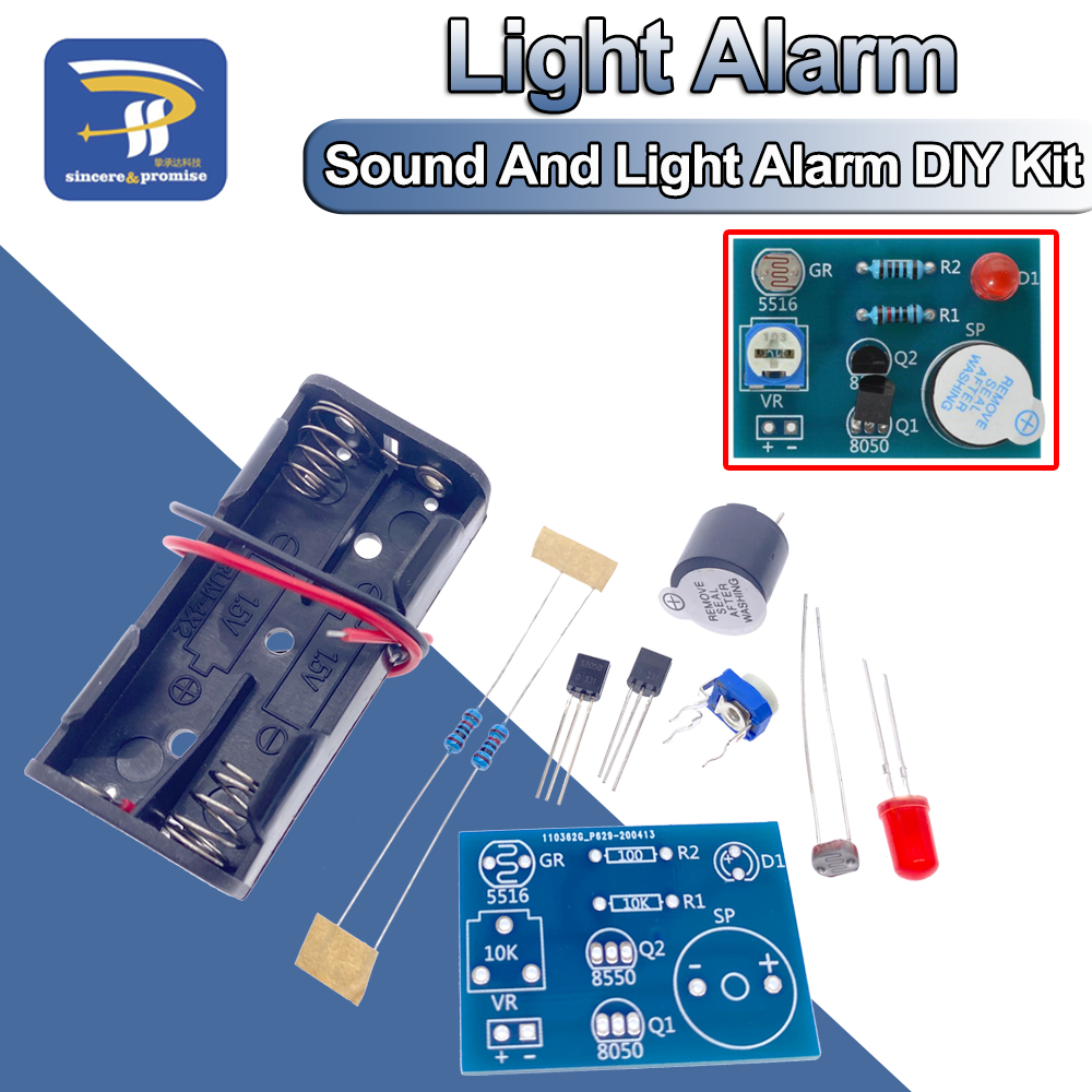แสงเสียงนาฬิกาปลุก DIY ชุดการผ - Diy Electronics Music บทวิจารณ์และราคา