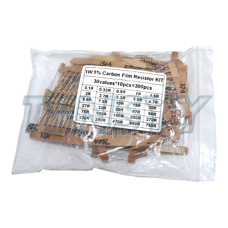 ชุดตัวต้านทาน 300 ชิ้น 1W 5% ค - Diy Electronics Com บทวิจารณ์และราคา