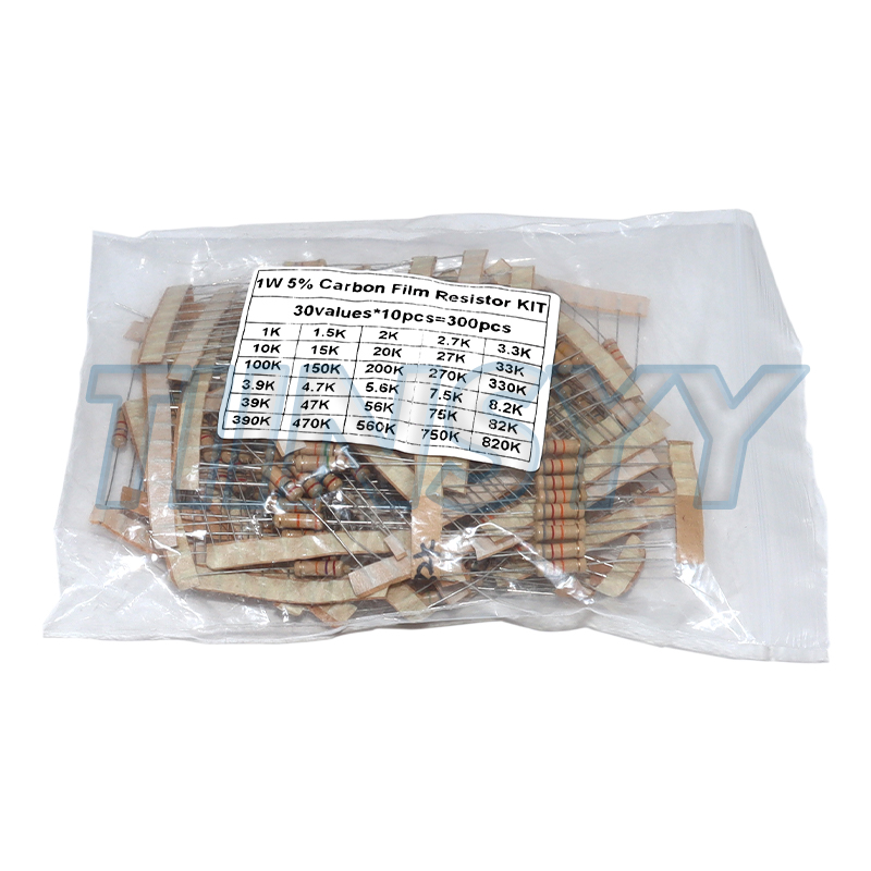 ชุดตัวต้านทาน 300 ชิ้น 1W 5% ค - Diy Electronics Com บทวิจารณ์และราคา