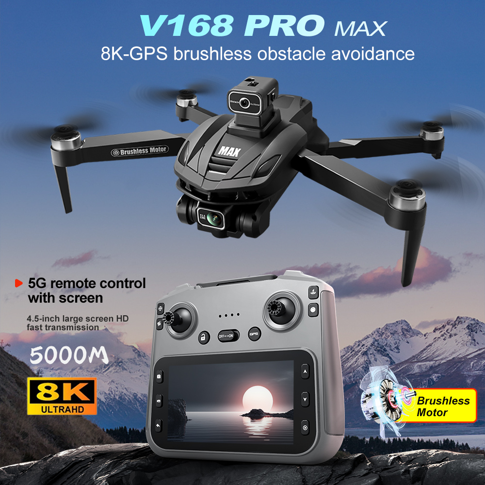 V168 PRO Max GPS Drone 8K Prof - Diy Drone Electronics บทวิจารณ์และราคา