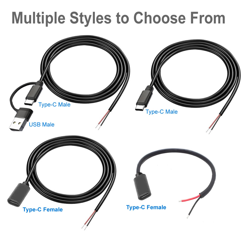 DC 2 พินสายไฟ USB และประเภท C  - Diy Electronics Music บทวิจารณ์และราคา