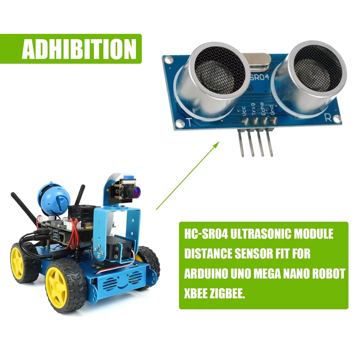 10 ชิ้น HC-SR04 Ultrasonic Sen - Ultrasonic Sensor Hc บทวิจารณ์และราคา