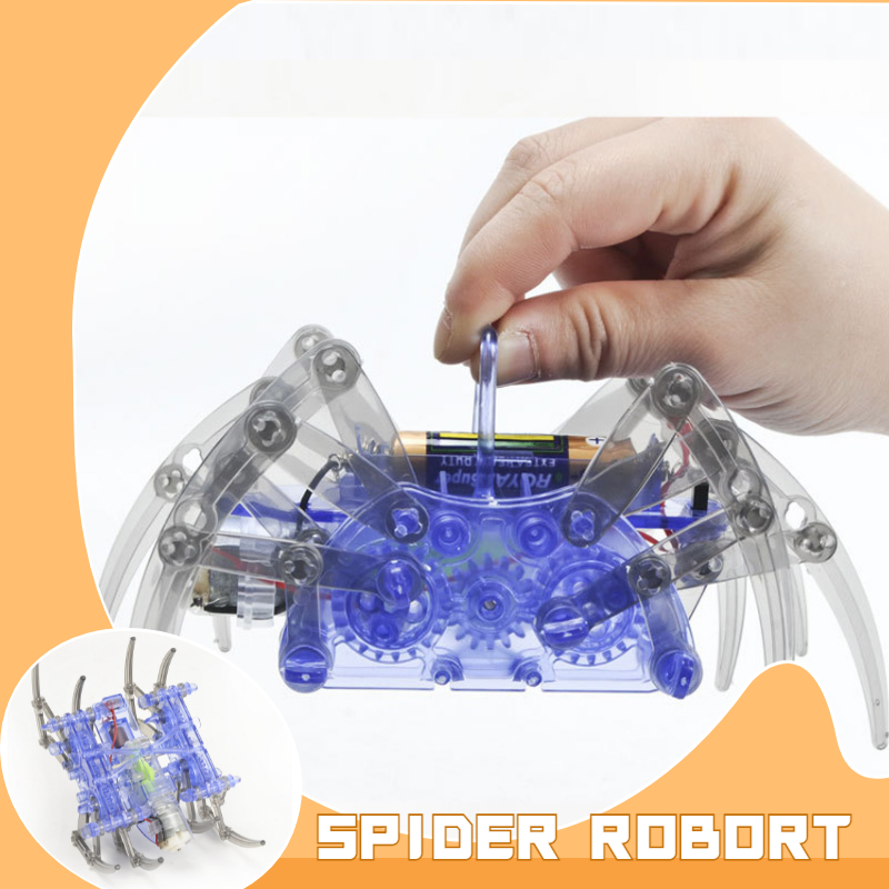 ขายร้อนใหม่หุ่นยนต์ไฟฟ้าแมงมุม - Diy Electronics For Kids บทวิจารณ์และราคา