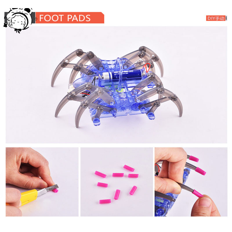 ขายร้อนใหม่หุ่นยนต์ไฟฟ้าแมงมุม - Diy Electronics For Kids บทวิจารณ์และราคา
