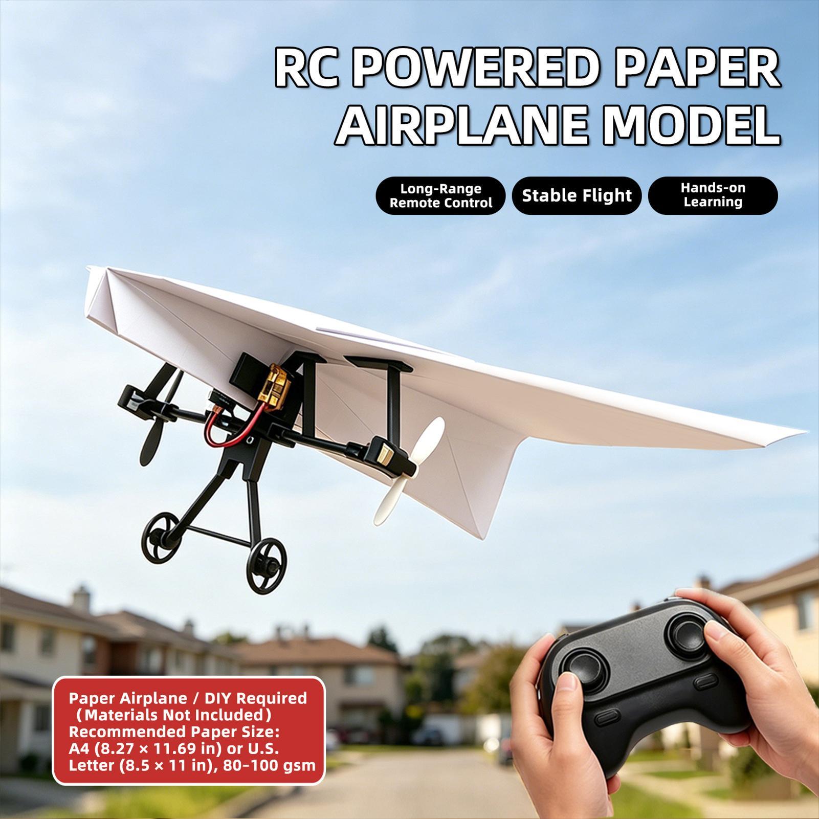 ชุดเครื่องบินกระดาษ DIY RC พร้ - Diy Electronics For Kids บทวิจารณ์และราคา