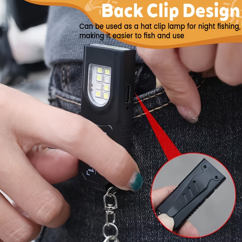 ไฟฉายพวงกุญแจ LED COB มินิอเนก - Diy Lamp Electronics บทวิจารณ์และราคา