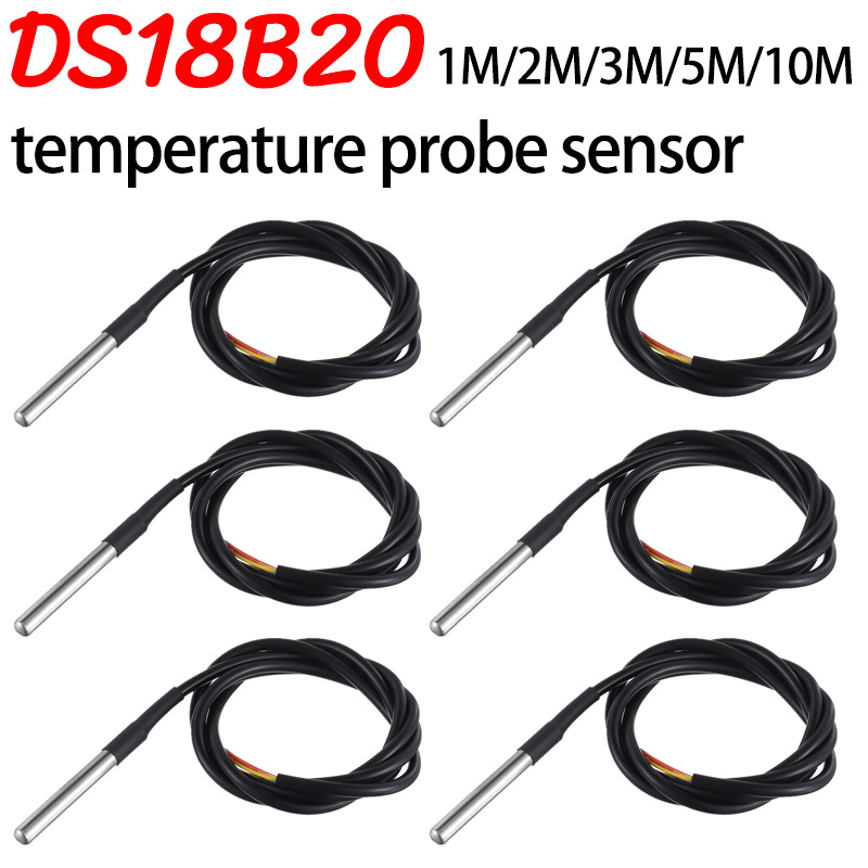 DS18B20 แพคเกจสแตนเลส 1 เมตร/3 - Ds18B20 Temperature Sensor บทวิจารณ์และราคา