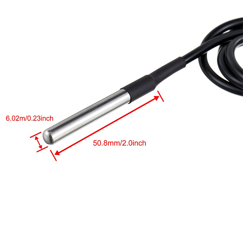 DS18B20 แพคเกจสแตนเลส 1 เมตร/3 - Ds18B20 Temperature Sensor บทวิจารณ์และราคา