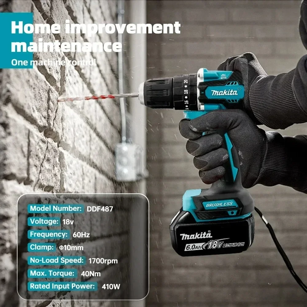 มากีต้า 100% ของแท้ DDF487 สว่ - Makita Drill Ddf484 บทวิจารณ์และราคา