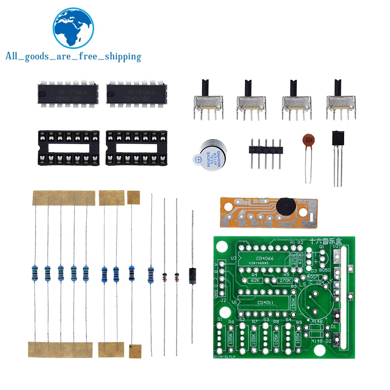 16 เพลงเสียงกล่อง BOX-16 Board - Diy Electronics Com บทวิจารณ์และราคา