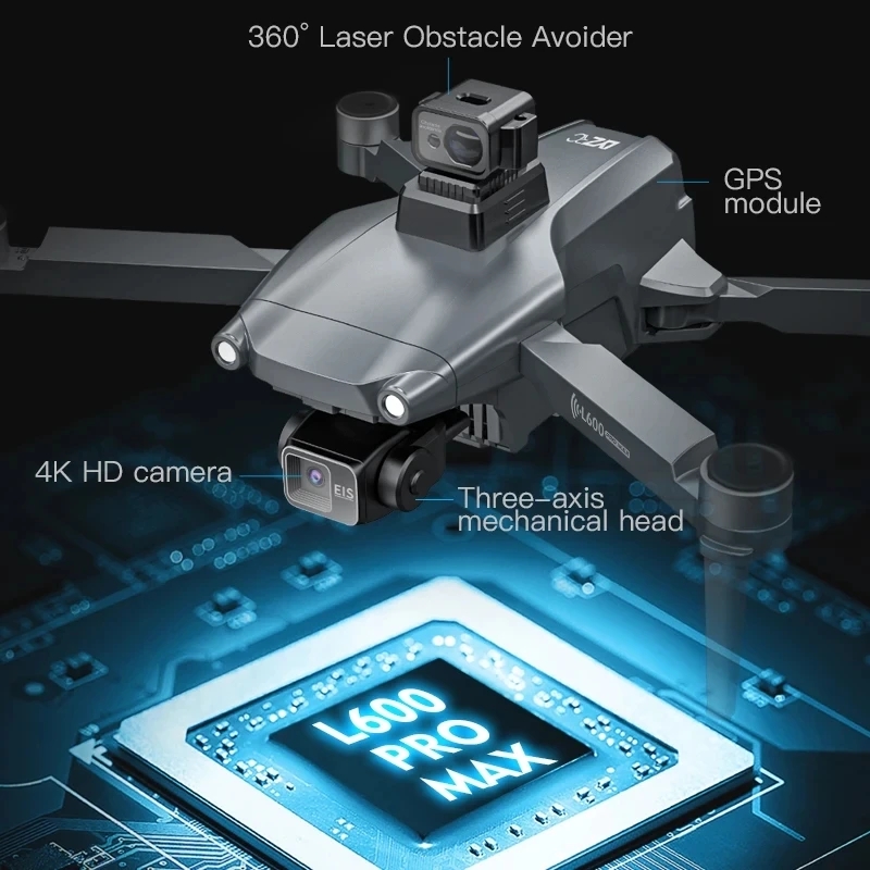 L600 PRO MAX GPS Drone Profess - Diy Drone Electronics บทวิจารณ์และราคา