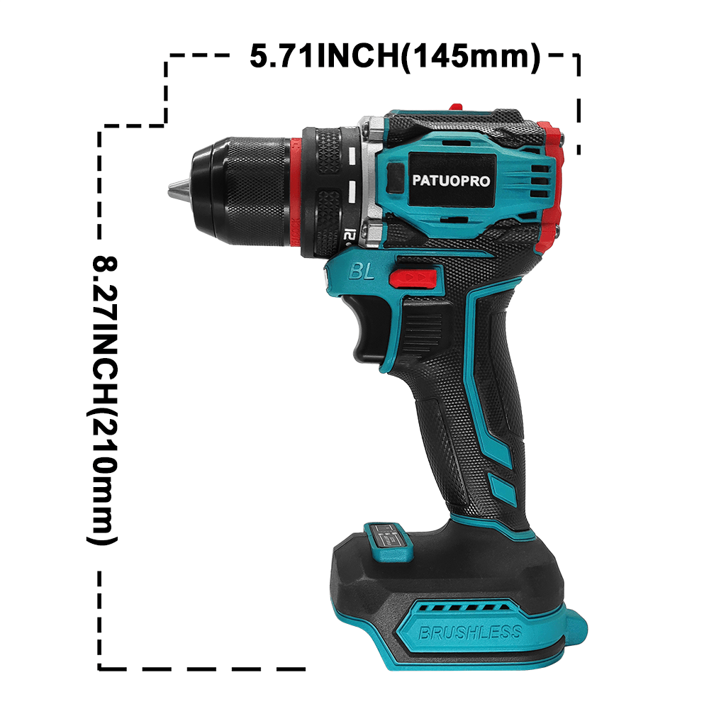 PATUOPRO 21V ไร้สาย Brushless  - Makita Drill Ddf484 บทวิจารณ์และราคา