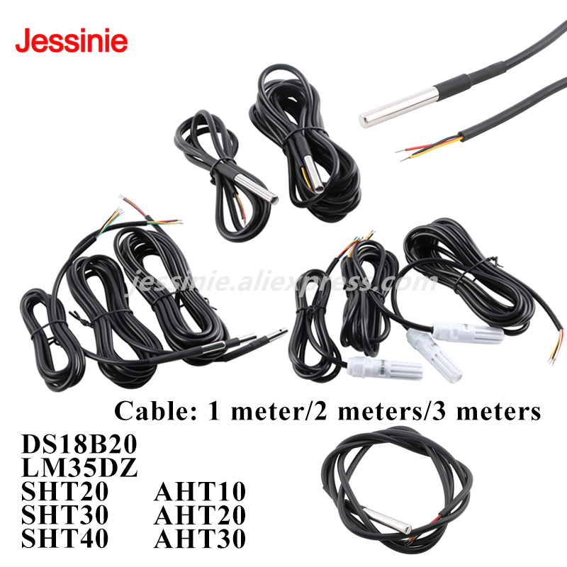 DS18B20 LM35DZ SHT20 SHT30 SHT - Ds18B20 Temperature Sensor บทวิจารณ์และราคา