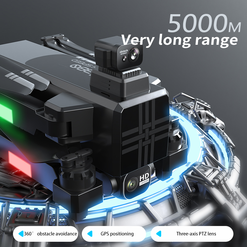 โดรน A380 4K HD สามแกนกันสั่นแ - Diy Drone Electronics บทวิจารณ์และราคา
